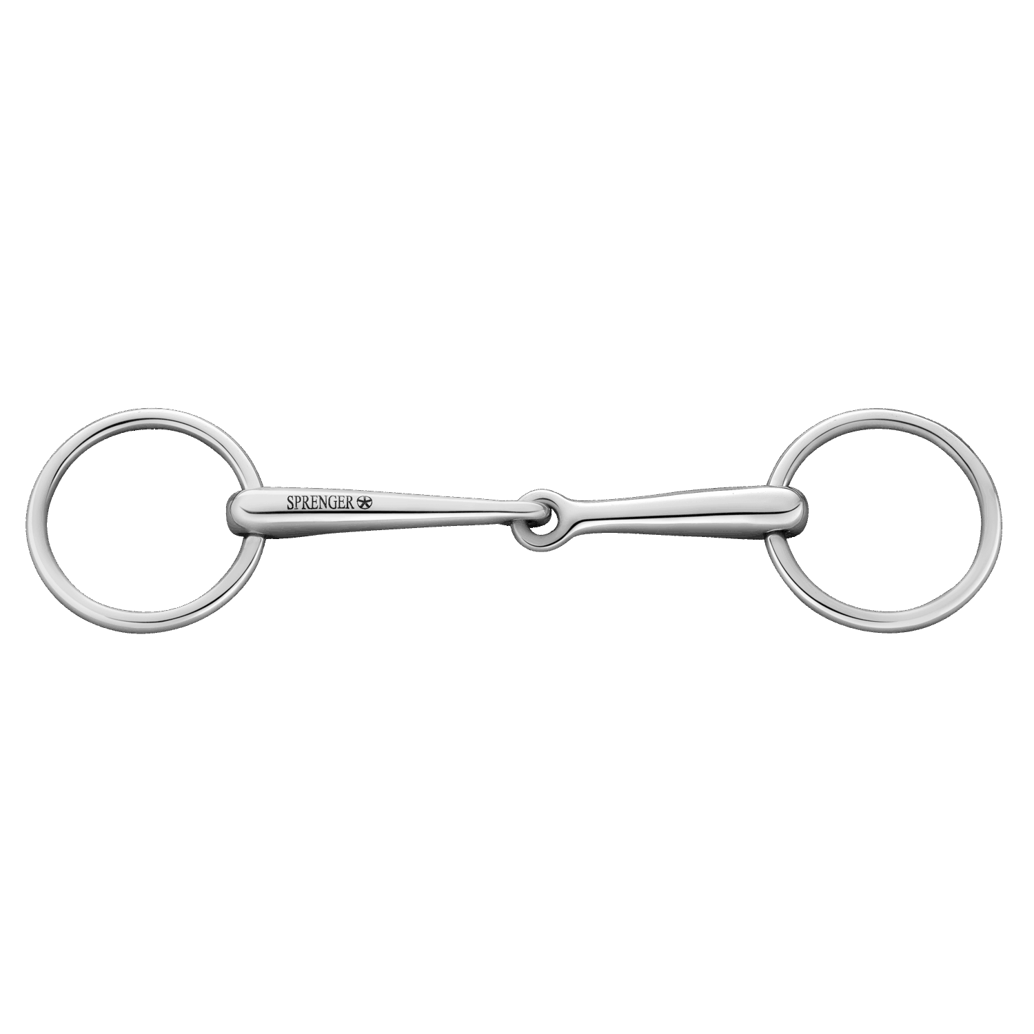 Unterlegtrense 14 mm einfach gebrochen - Edelstahl rostfrei