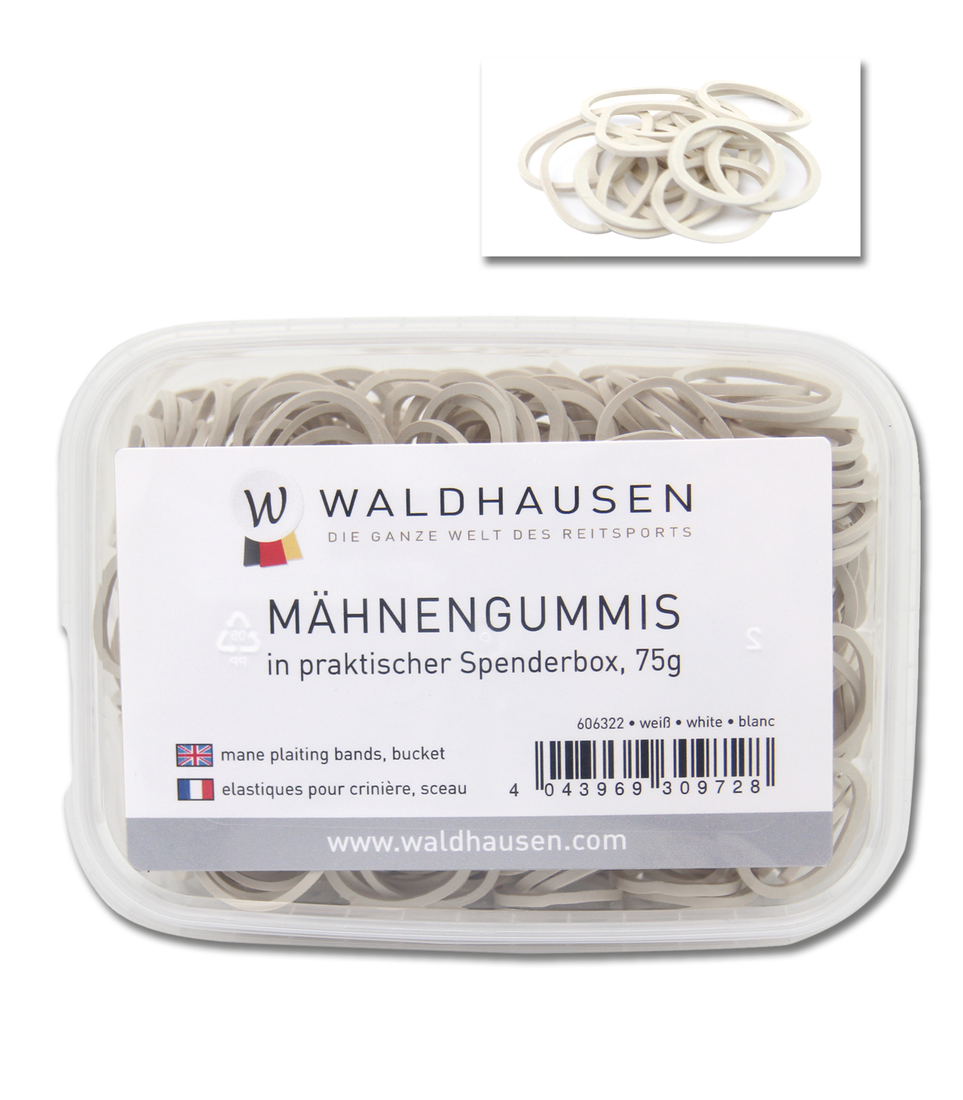 Mähnengummis in Spenderbox 75 g