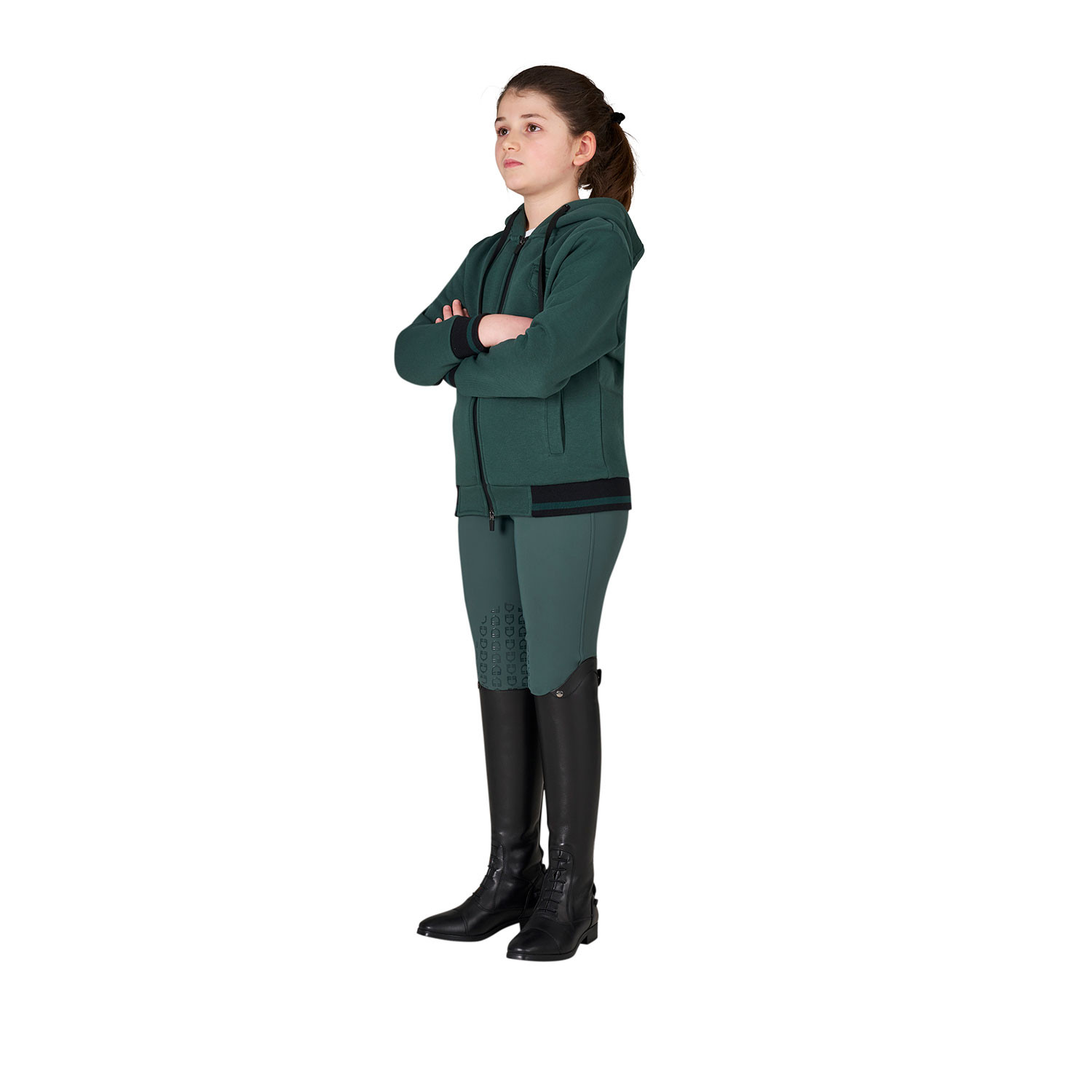 Unisex-Kinder-Hoodie mit Frontreißverschluss