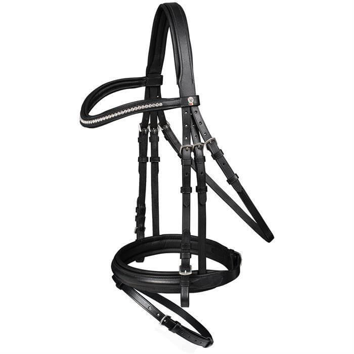 Trensenzaum X-Linegreen Grace in schwarz