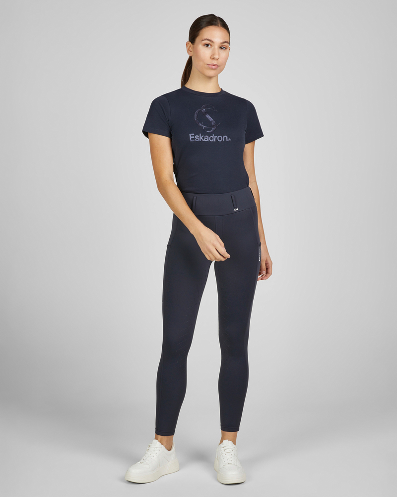 Reitleggins Damen Classic Sports Vollgrip
