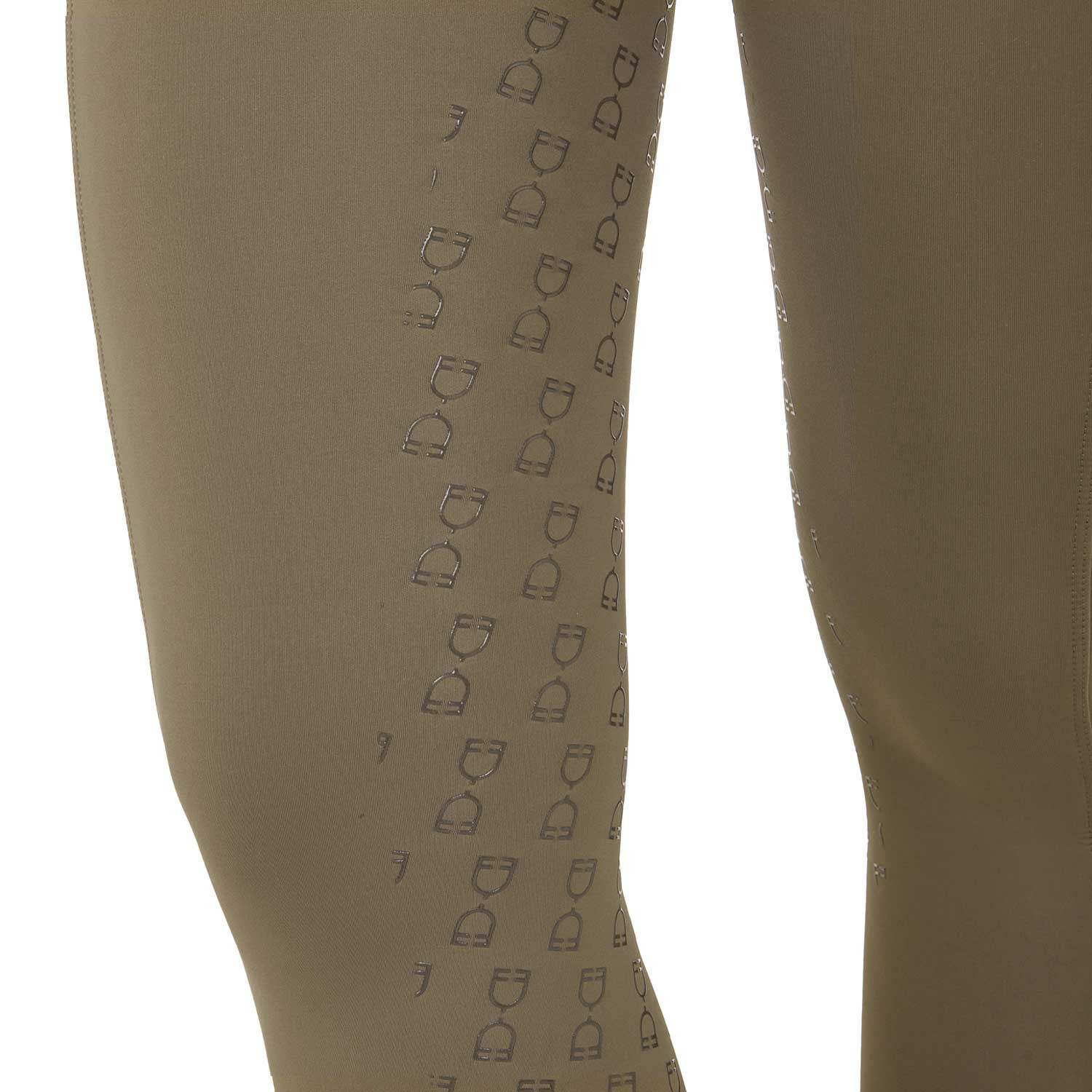 Damen-Leggings mit hohem Bund und Gürtelschlaufen