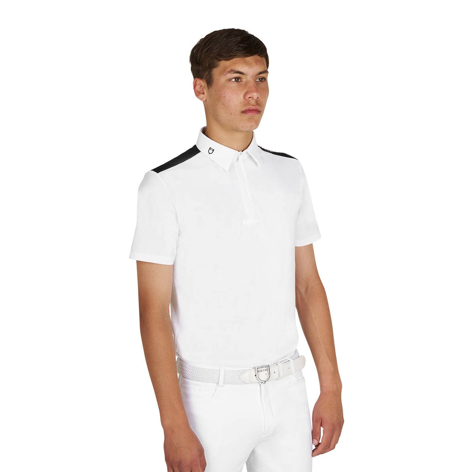 Schmales Turnier-Poloshirt für Herren mit Halbarm