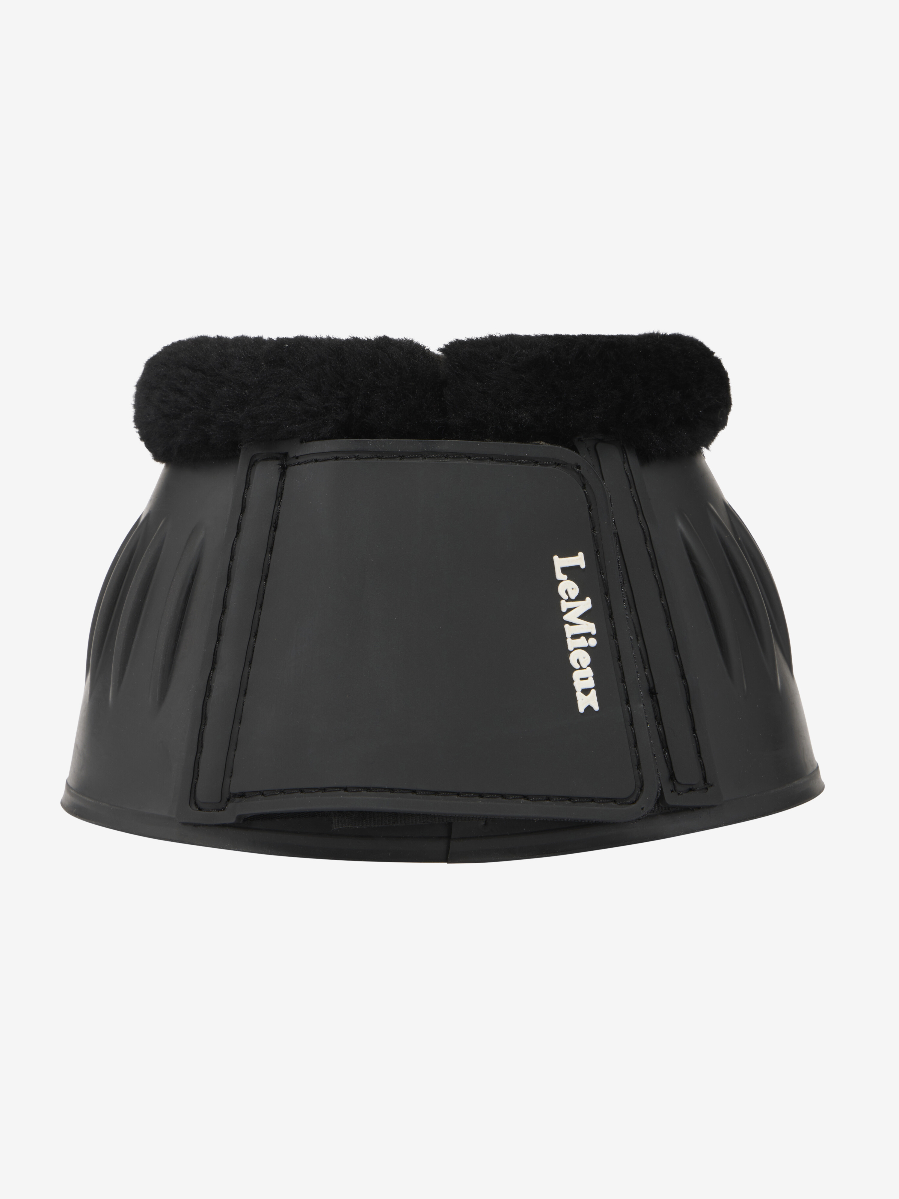 Rubber overreach boots with fleece