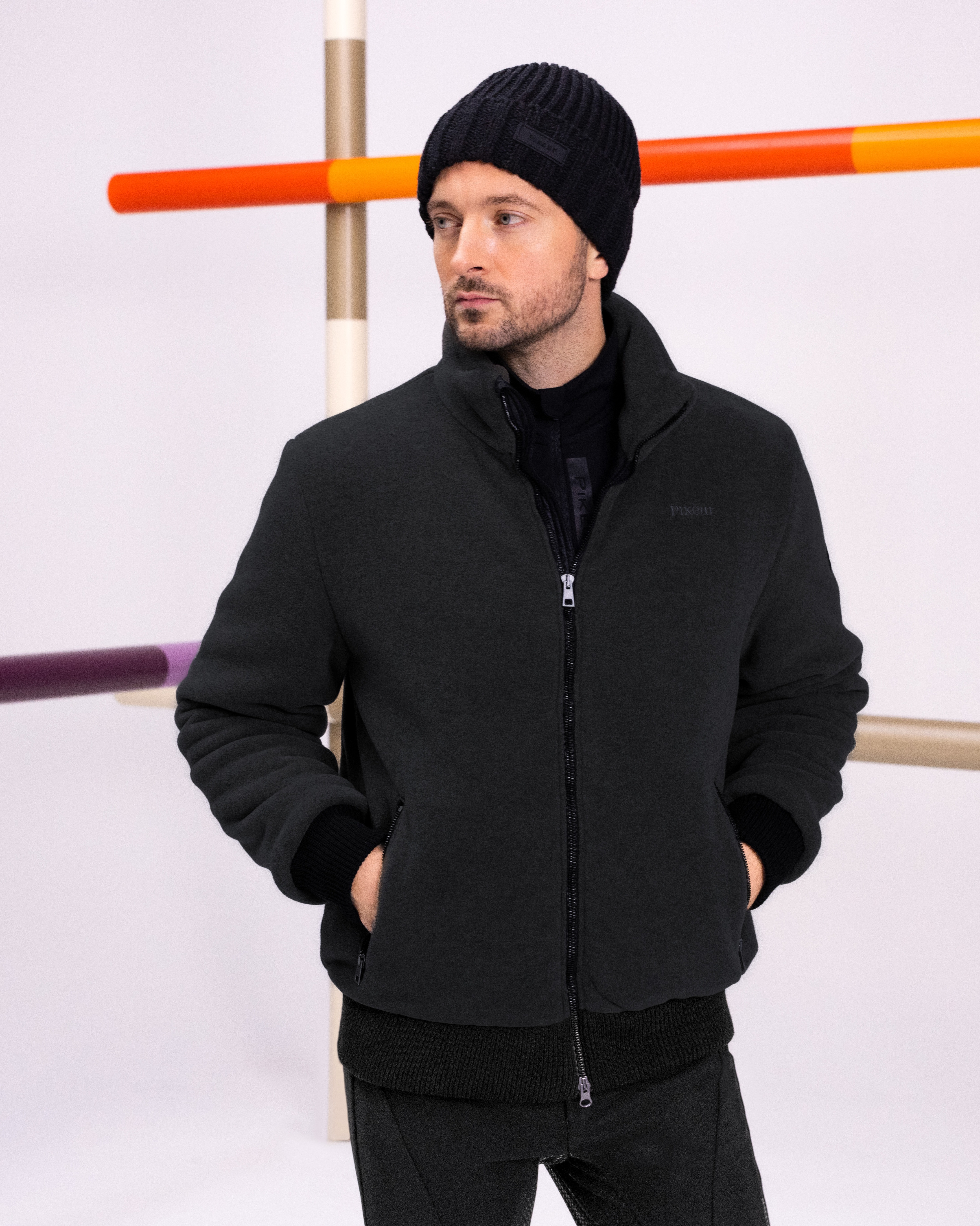 Men's softshell jacket in anthracite