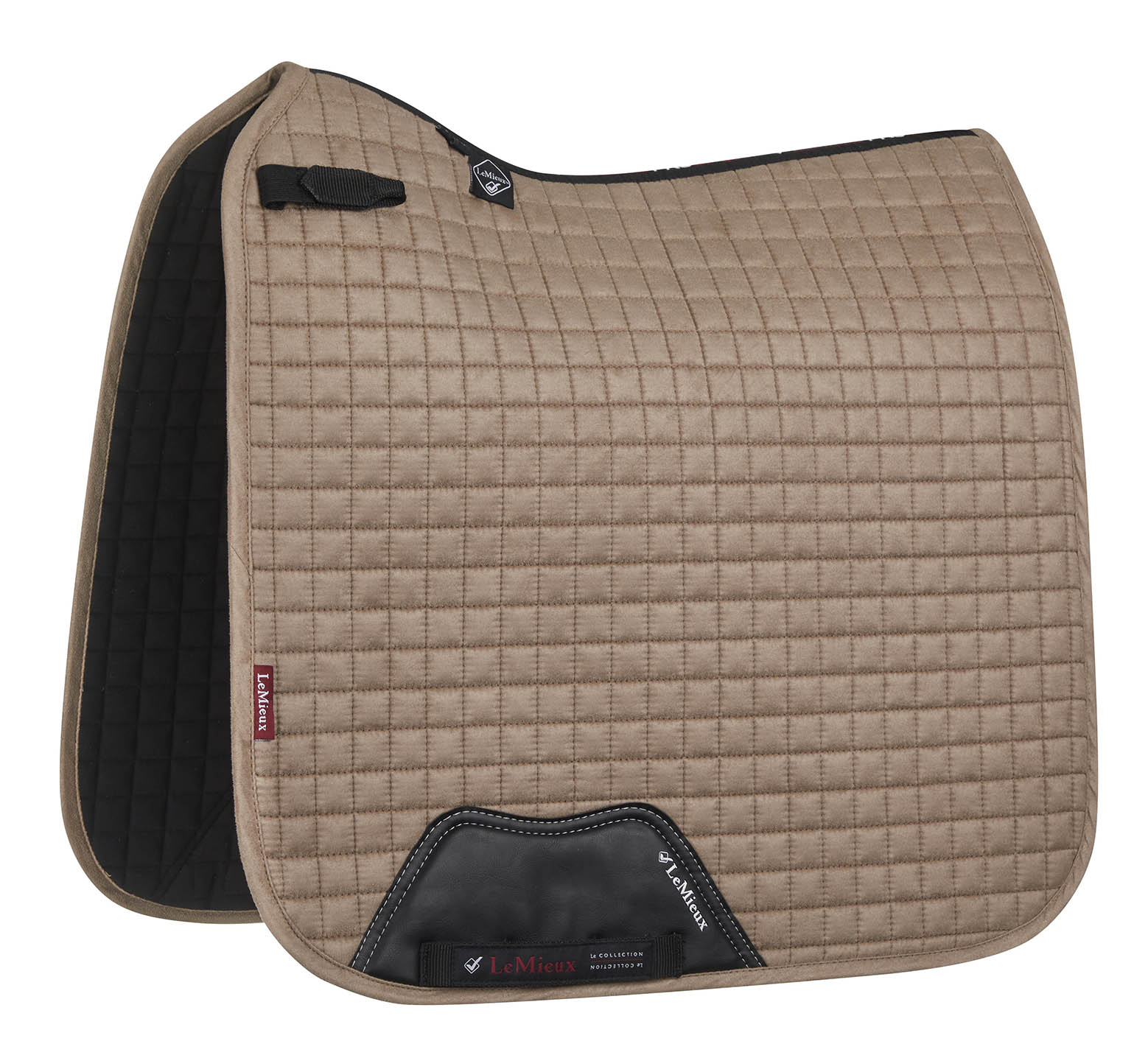 Dressage saddle pad ProSport Suede Dressage Square in Mink