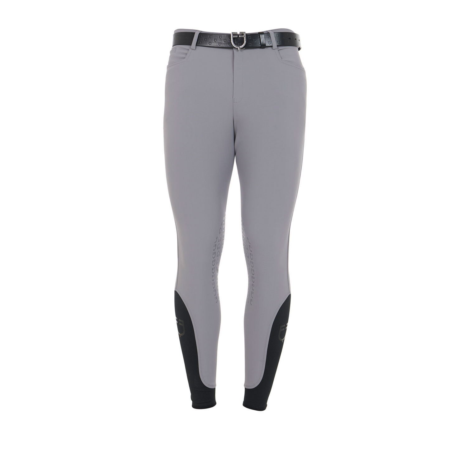 Schmale Herren-Reithose mit Grip und Logo