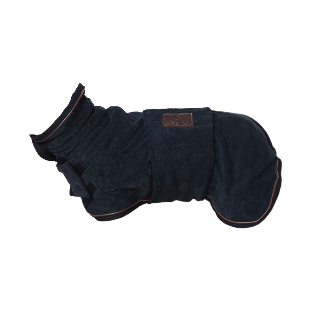 Hundemantel Towel in schwarz