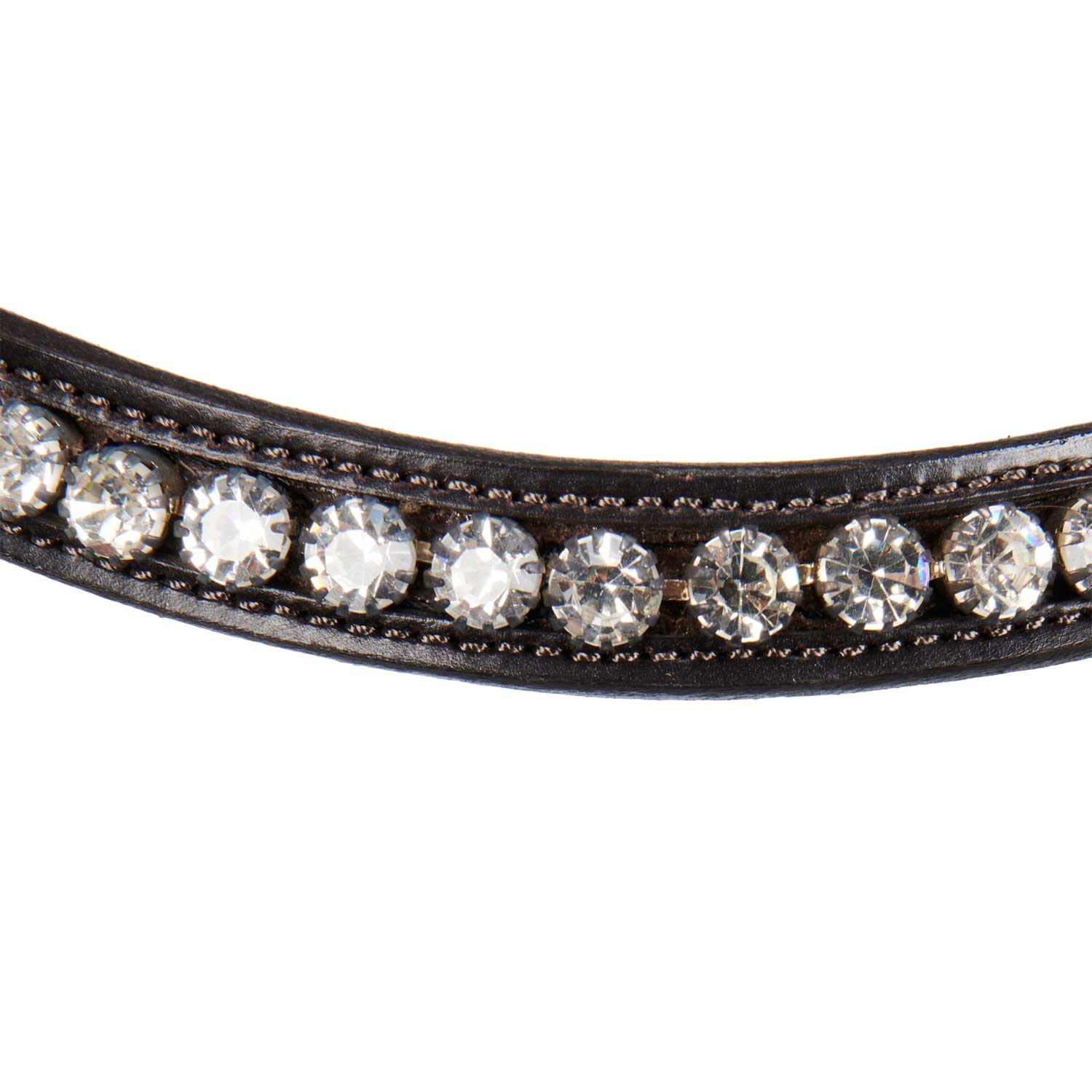 Englisches Leder-Trense mit Glitzer NEU