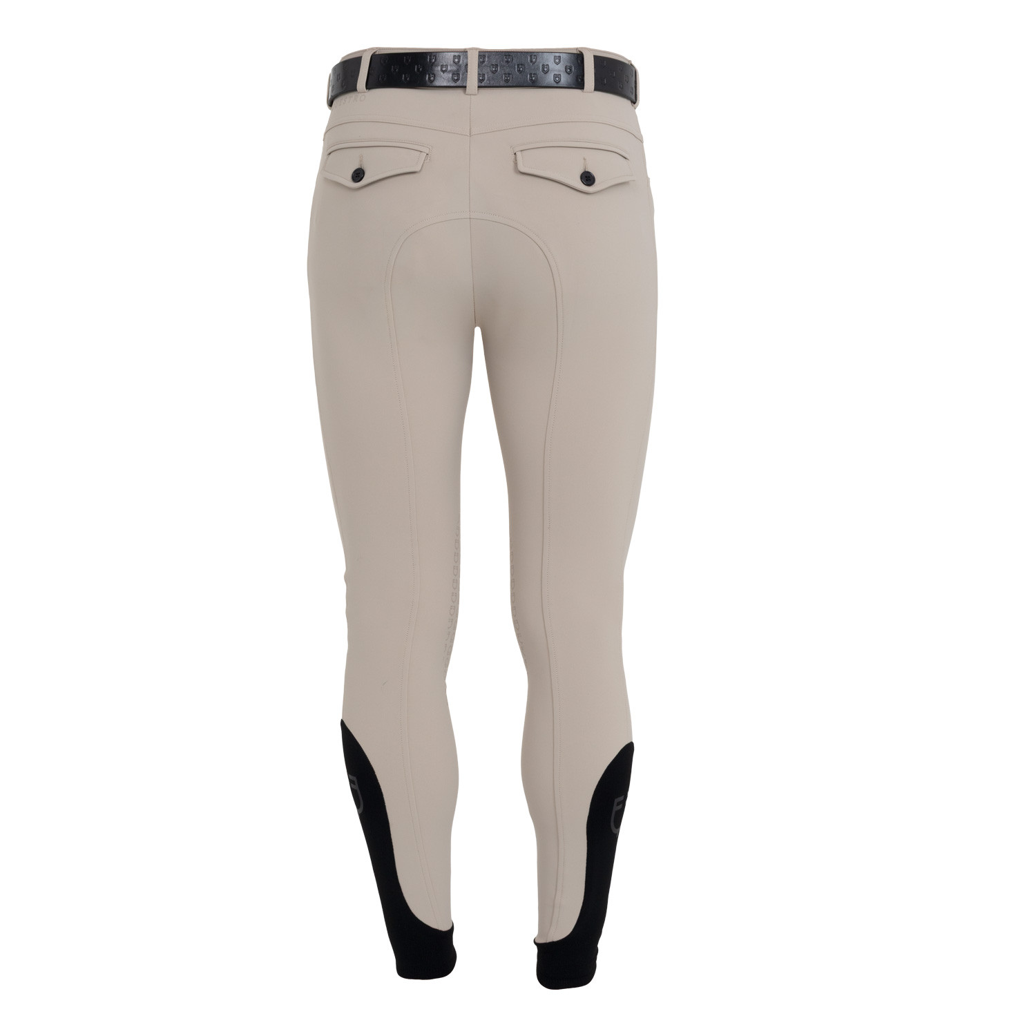 Herren-Reithose Slim Fit mit Kniebesatz