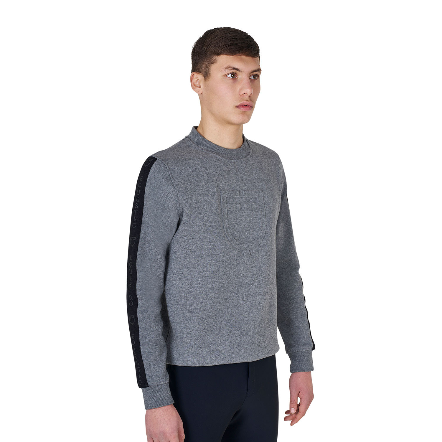 Herren-Baumwollsweatshirt mit Logo
