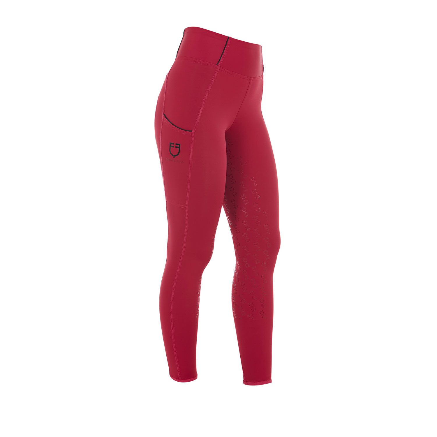 Damen-Leggings Slim Fit mit Vollbesatz
