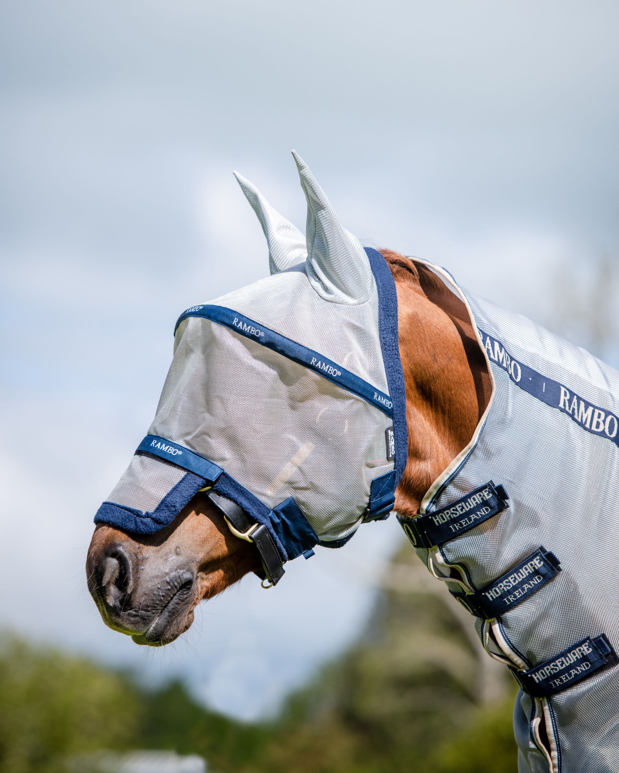 Fly mask Rambo Flymask Plus non treated