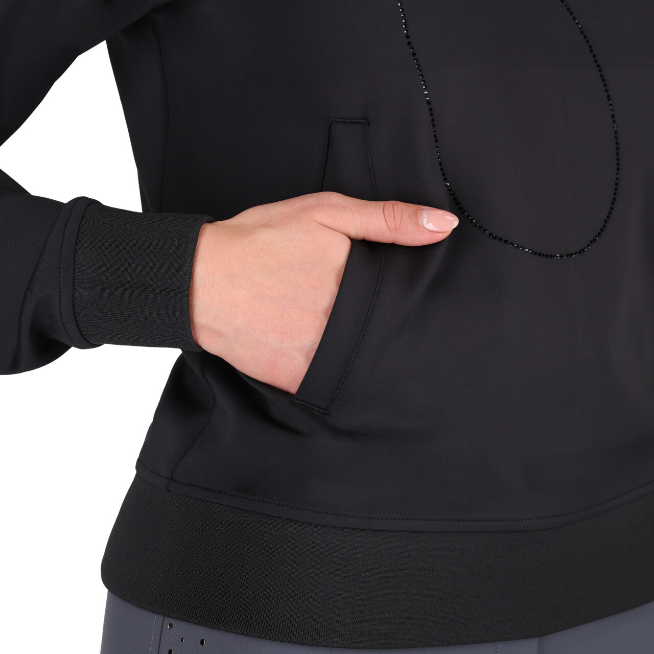 Pullover mit halbem Reißverschluss Livora