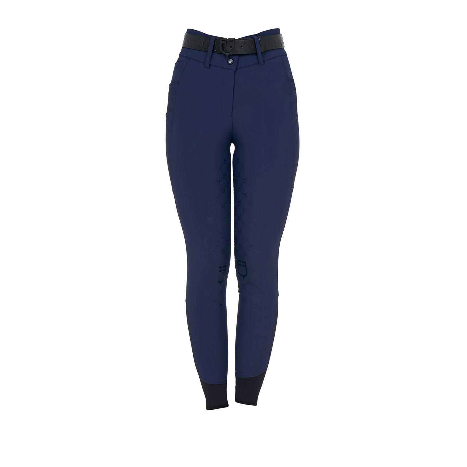 Damen-Reithose mit hohem Bund und Monogramm