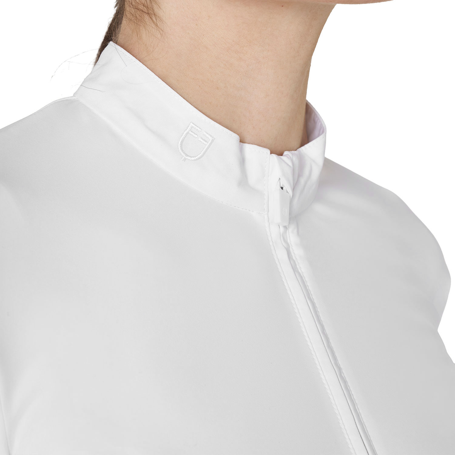 Damen-Turnier-Poloshirt Basic mit Mesh-Einsätzen