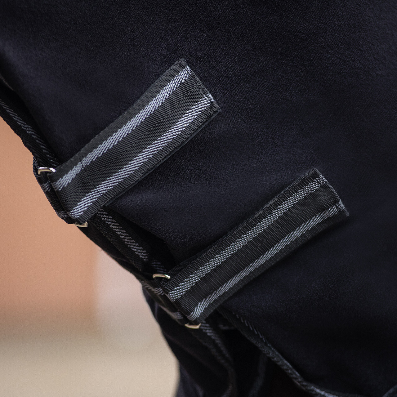Abschwitzdecke Terry-dry in schwarz
