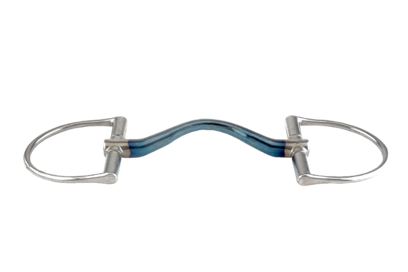 D-ring Sweet Iron bit with medium tongue clearance, 16 mm