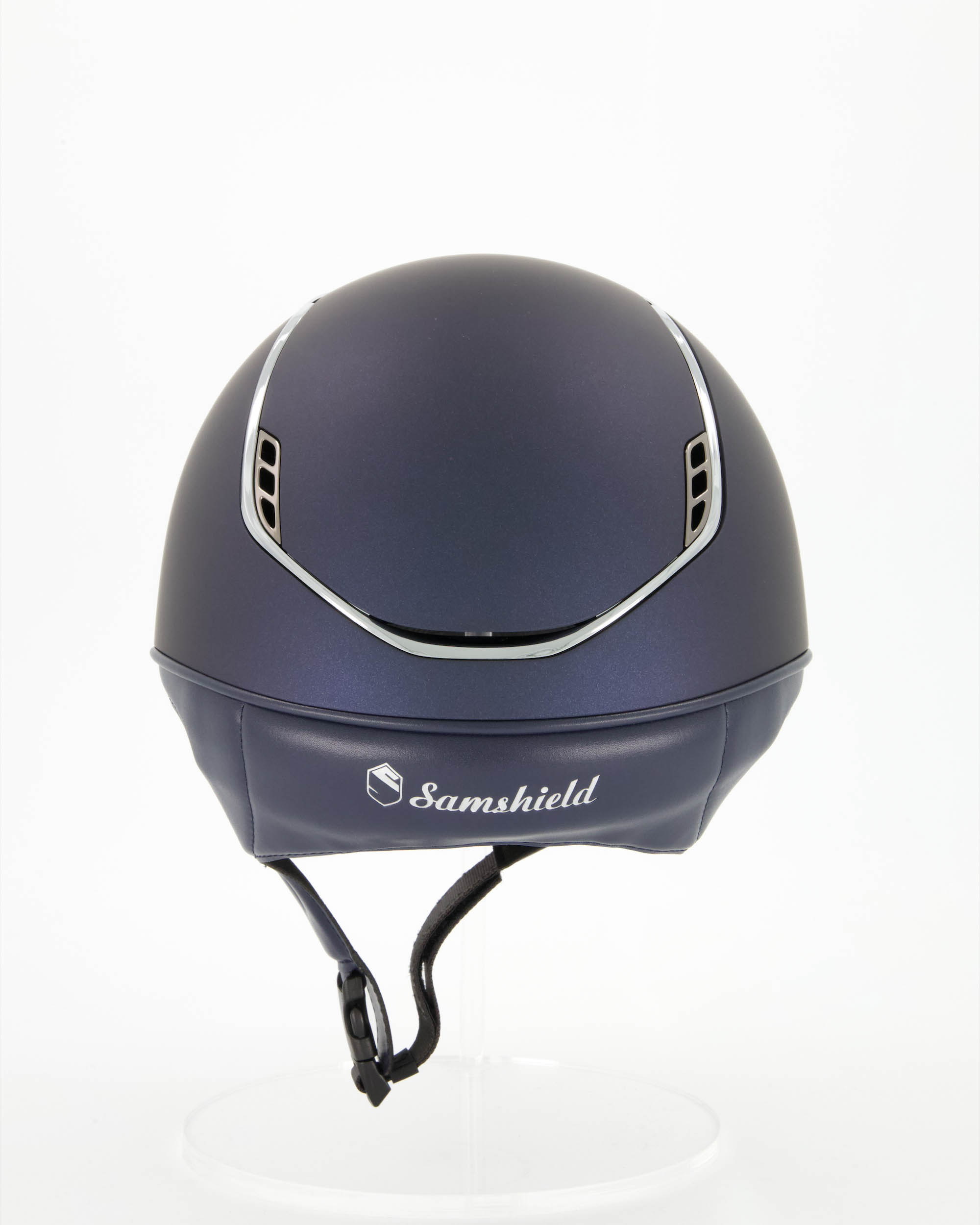 Reithelm 2.0 Shadowmatt blau, Trim Chome, Blason Crystal Fabric Paradise Shine