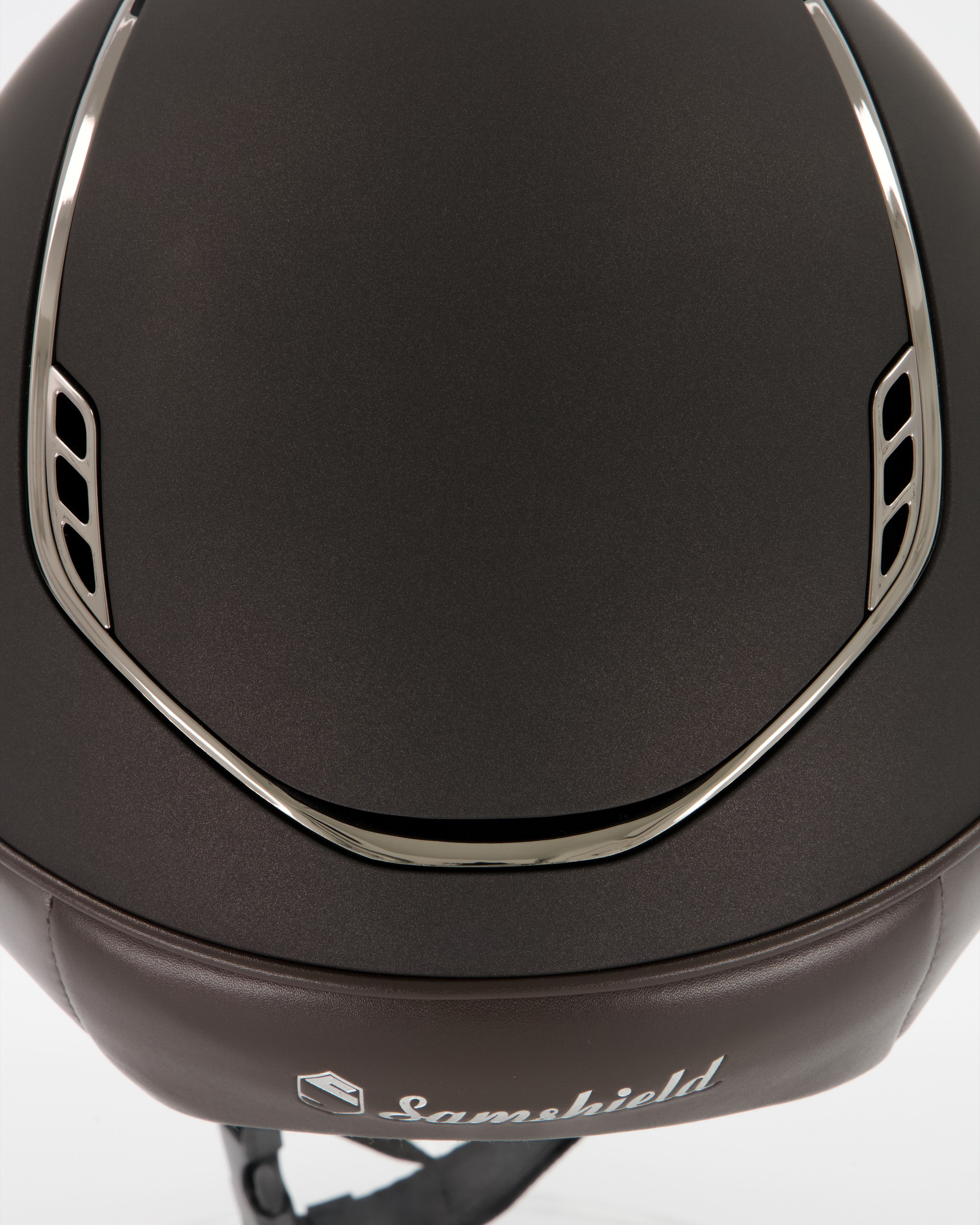Riding helmet 2.0 Miss Shield Shadowmatt Standard in brown