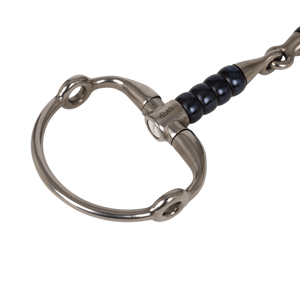 Filet gag cuir avec Eggbutt et simple brisure avec Cherry Roller Sweet Iron