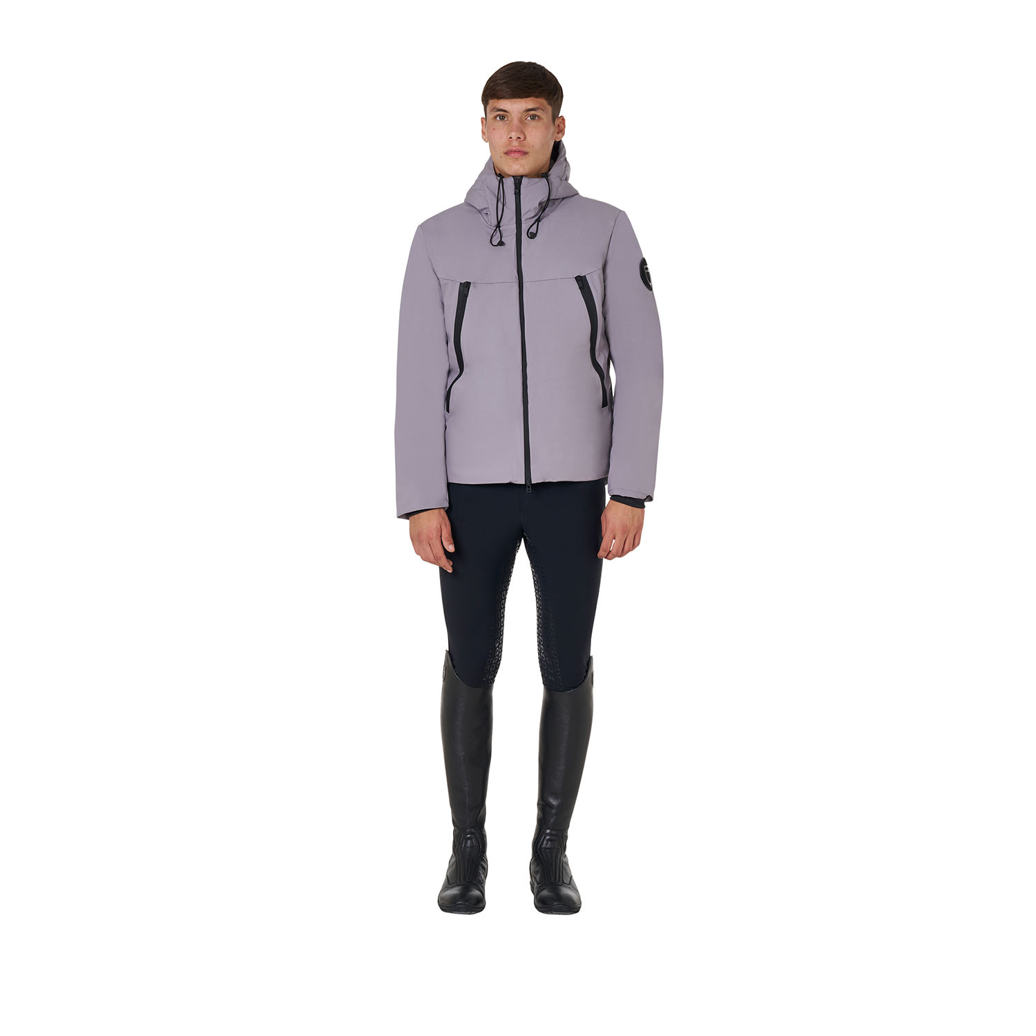 Wasser- und winddichte Herrenjacke aus Nylon