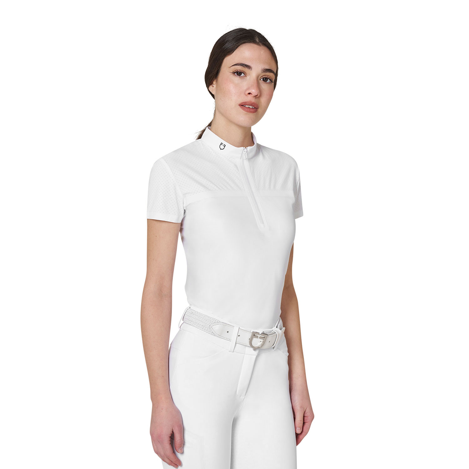 Ridertechnology Turnier-Polo-Shirt aus perforiertem Material