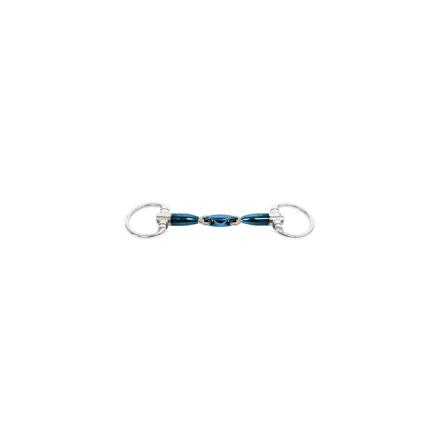 Sweet Iron Kloben bradoon-eliptical-16 in blau
