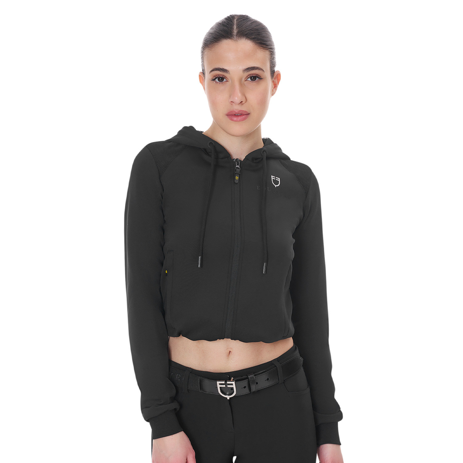 Damen-Cropped-Hoodie