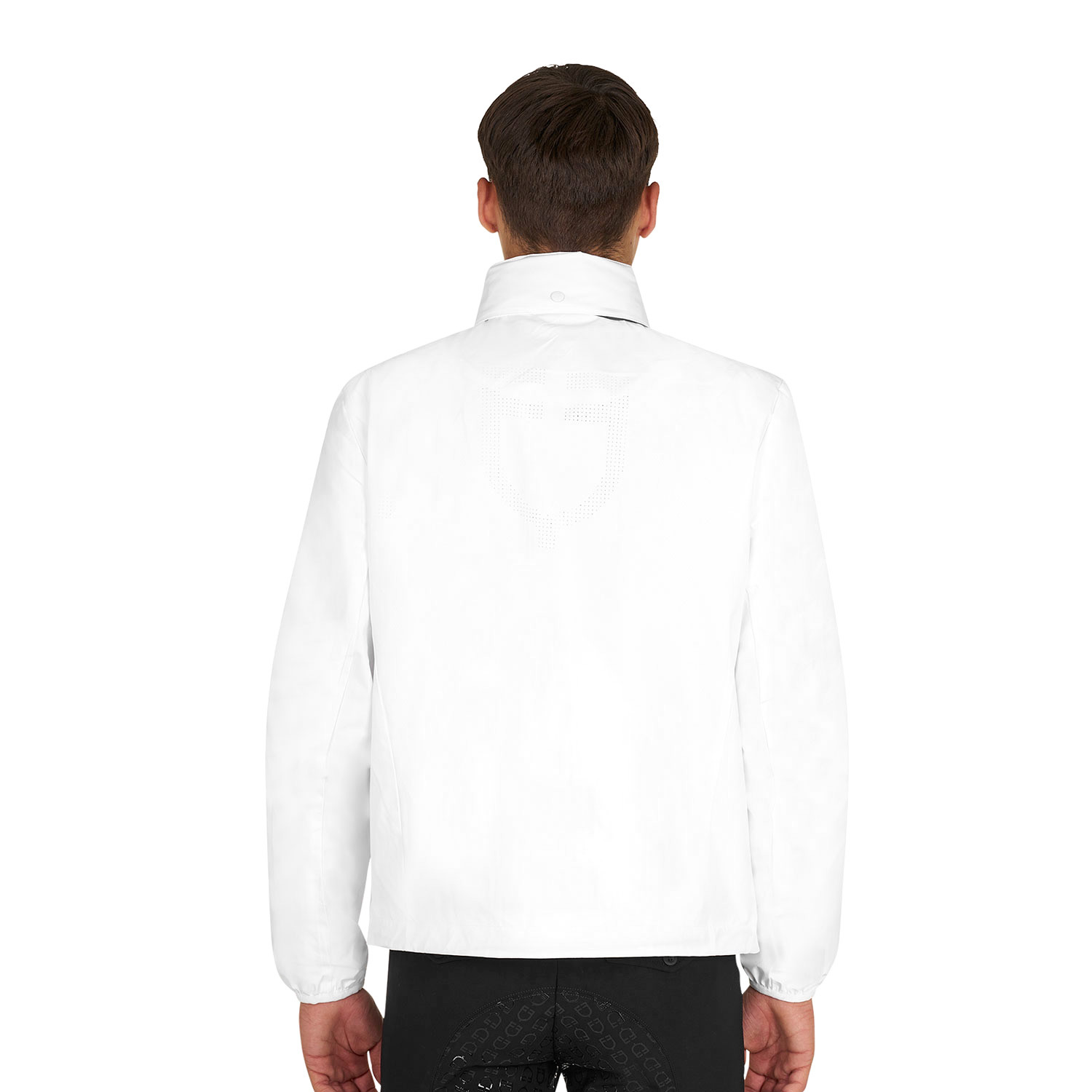 Herren-Softshelljacke mit Rückenlogo