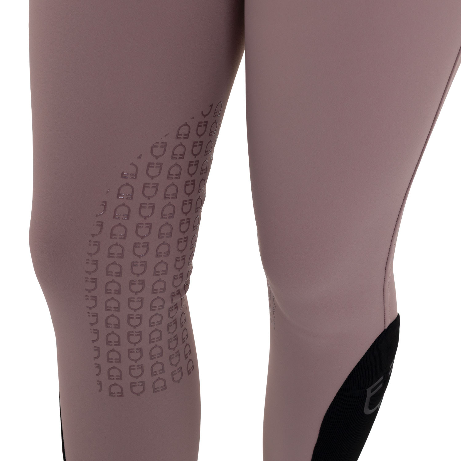 Damen-Reithose High-Waist mit Kniebesatz