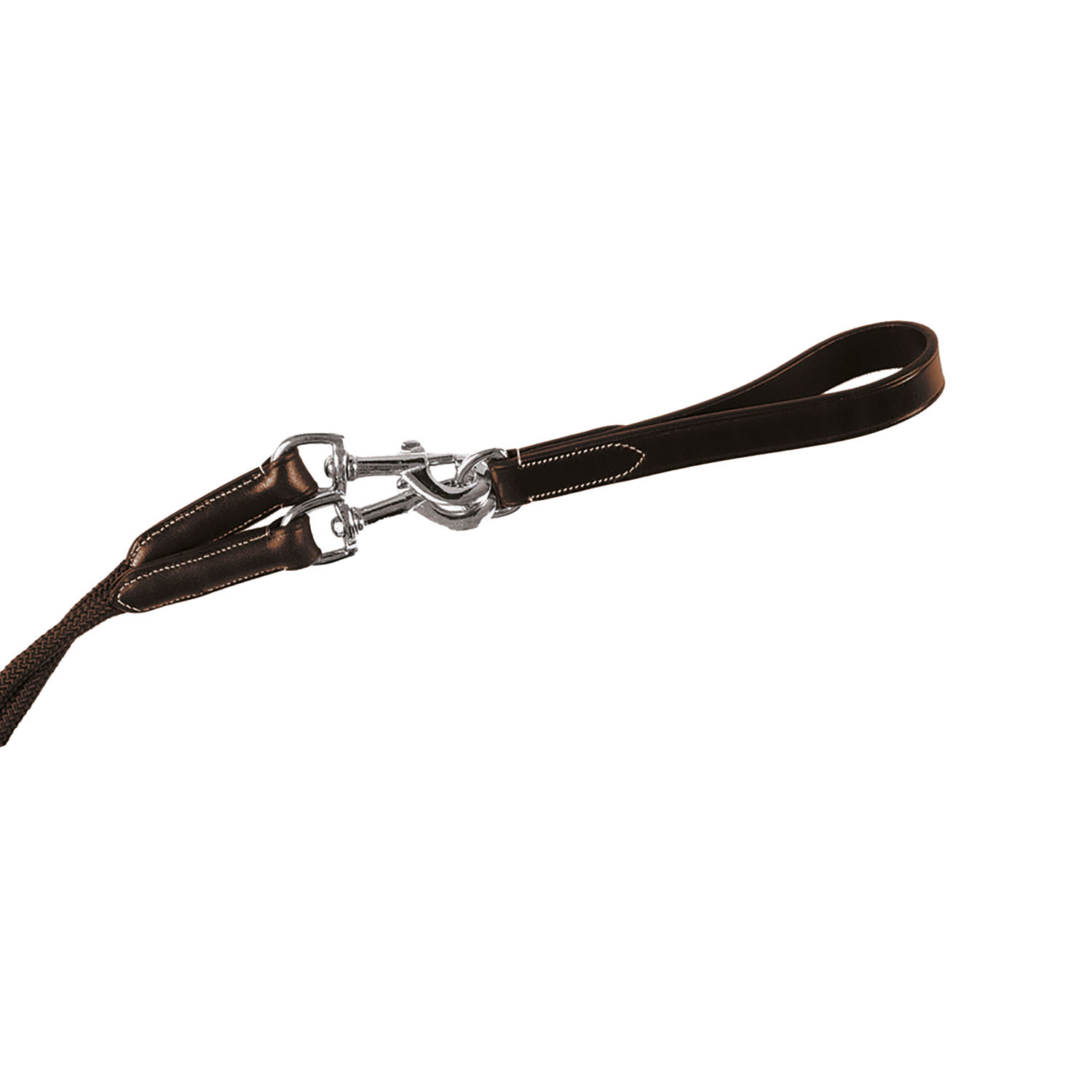 Ausbindezügel aus Leder und Nylon