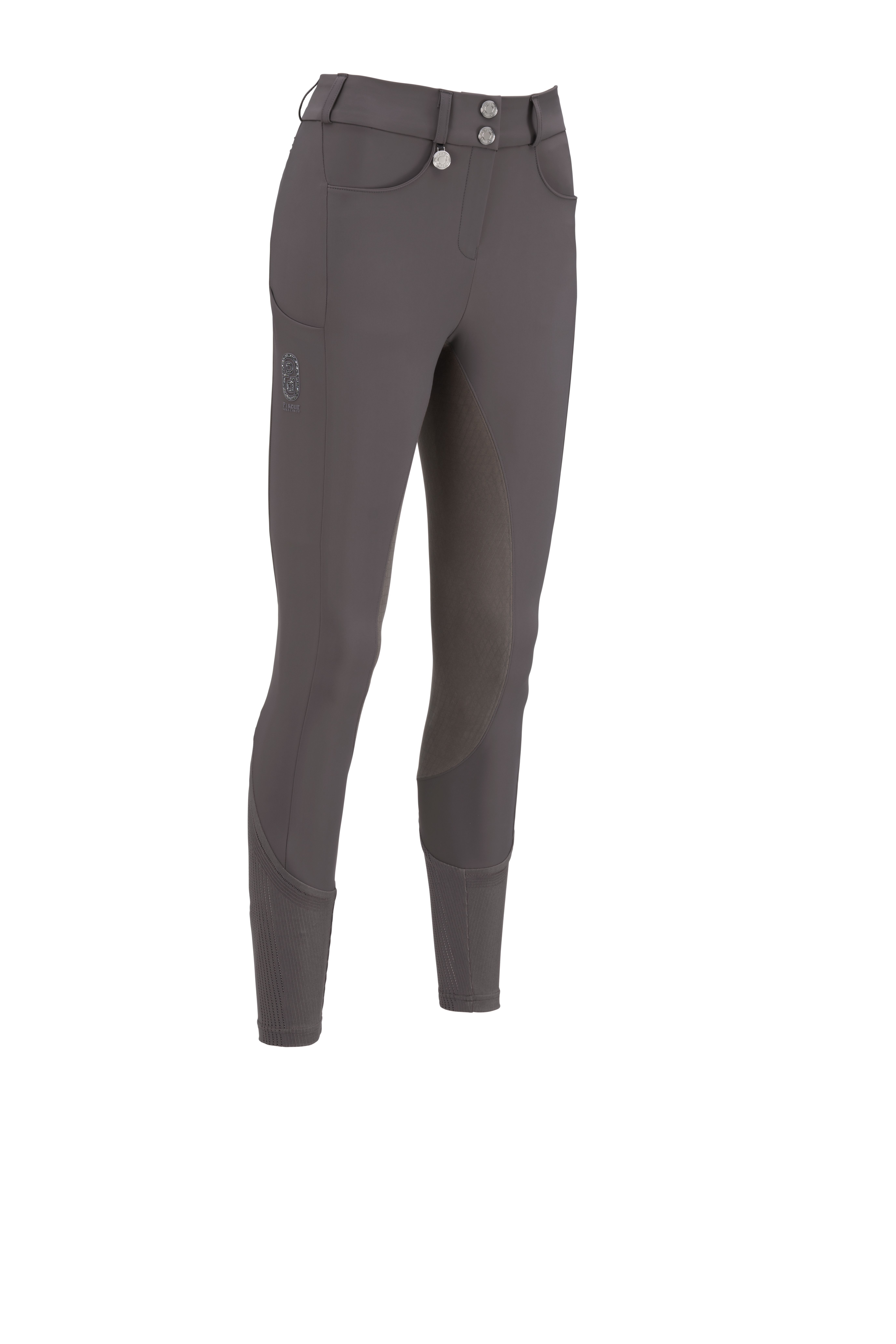 Reithose Damen CEELINA Highwaist Grid TexLeather Vollgrip