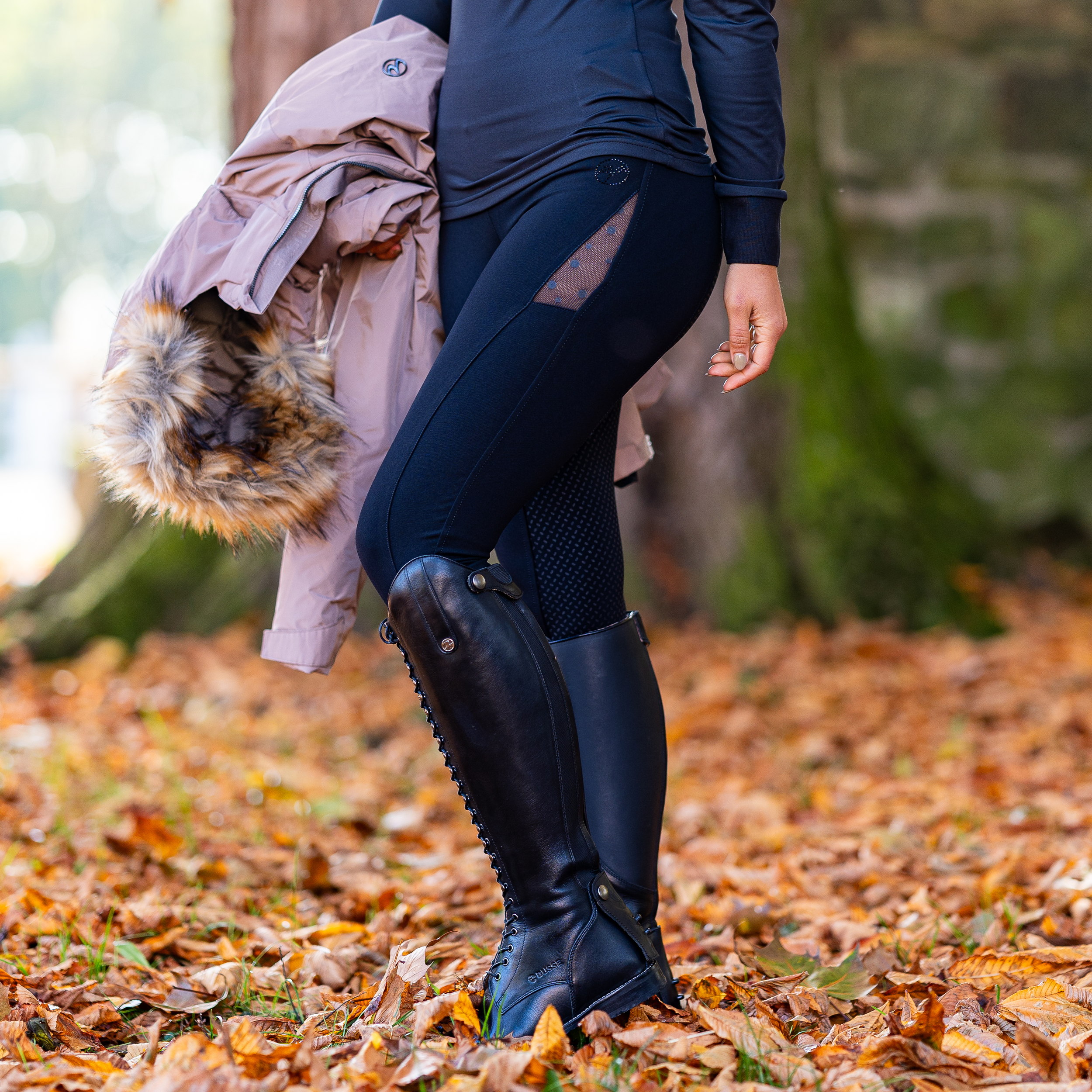 Leggings d'équitation dame Epic Fit Lace avec full grip