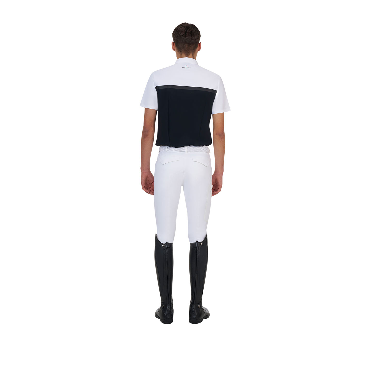 Herren-Turnierpoloshirt mit kurzen Ärmeln und Reißverschluss