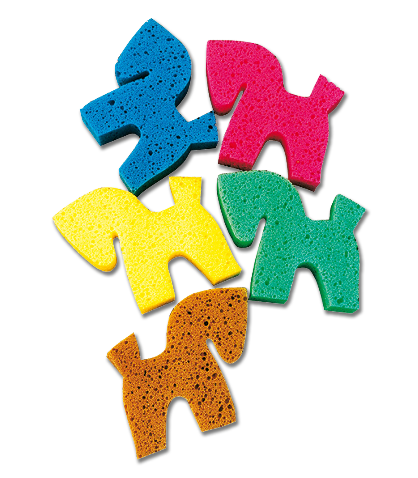 Moulded sponge horse