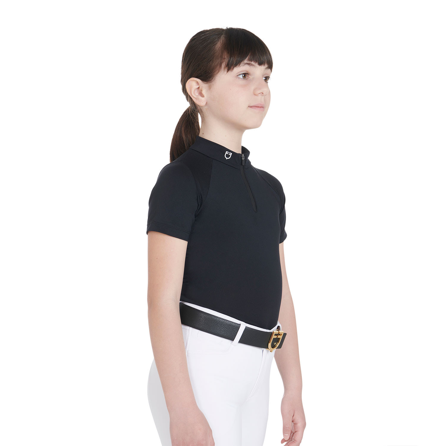 Schmales Kinder-Trainingspolo High Performance
