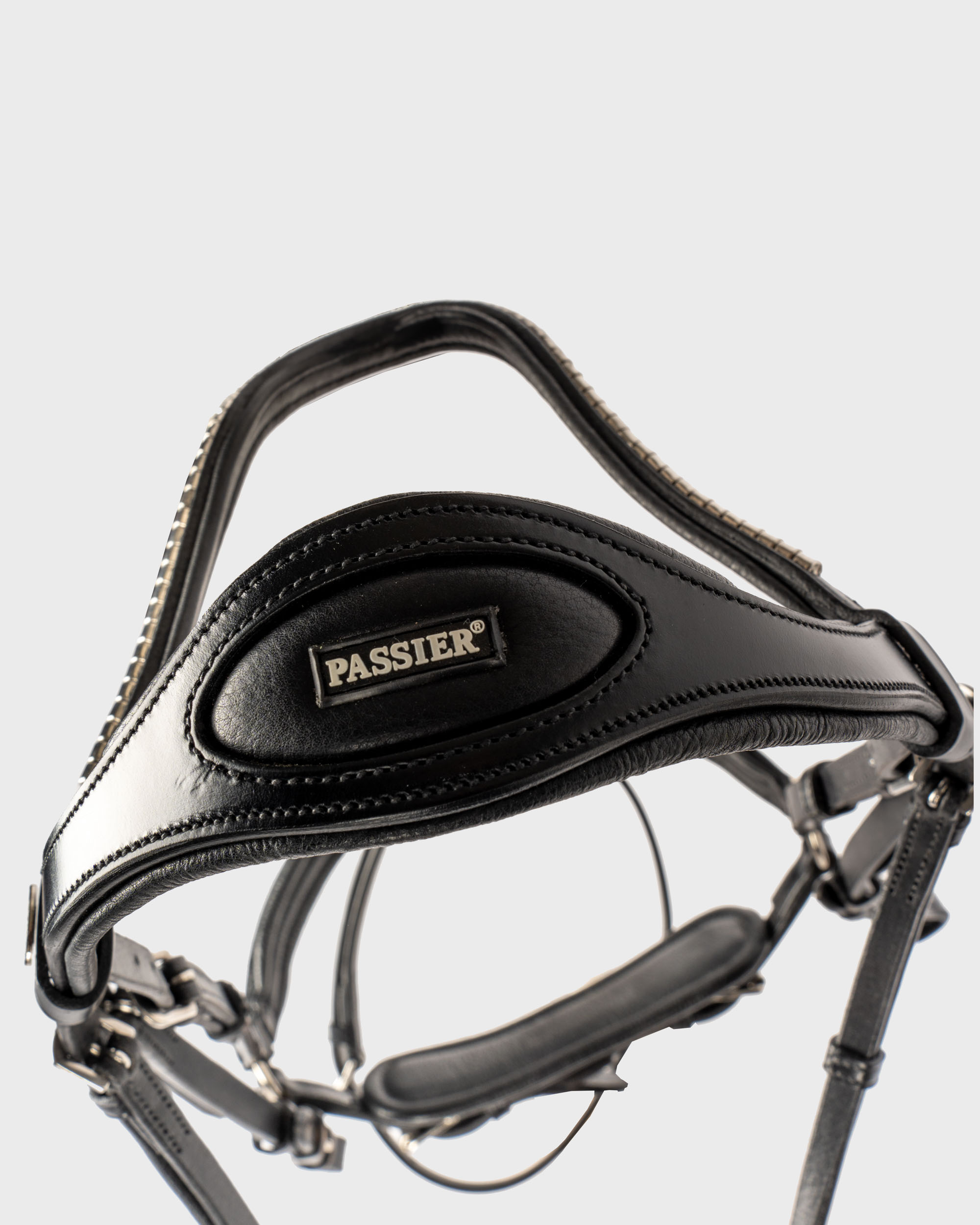 Bridle Balance anatomical stainless steel incl. reins in black