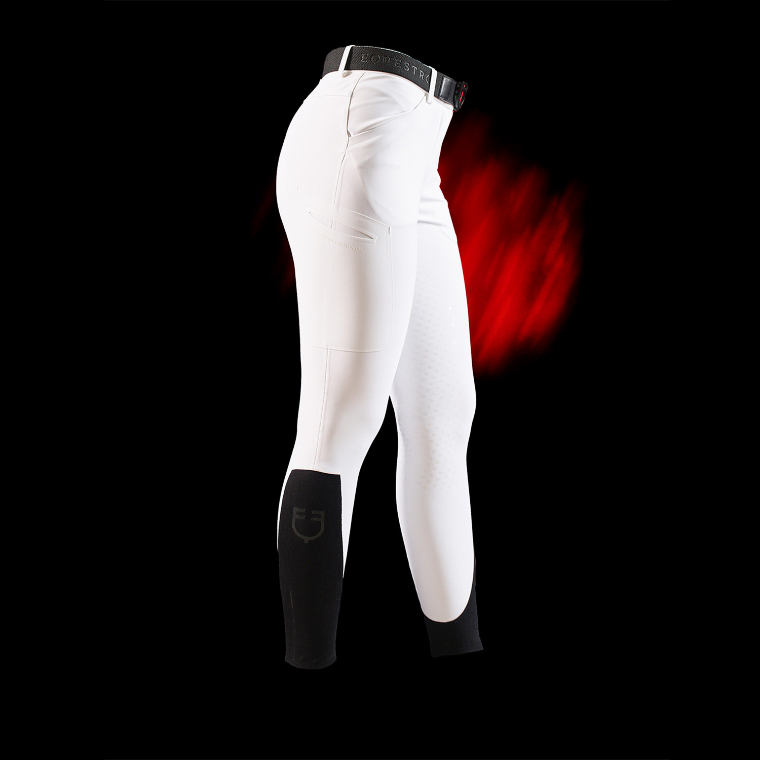 Schmale Damen-Reithose mit Vollbesatz