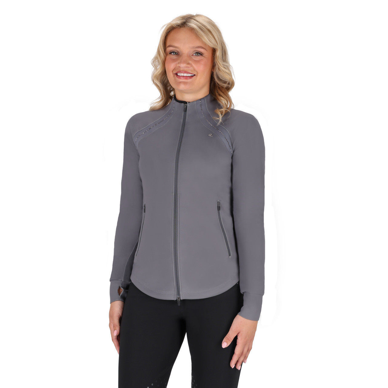 Sweatjacke Oakleigh in grau