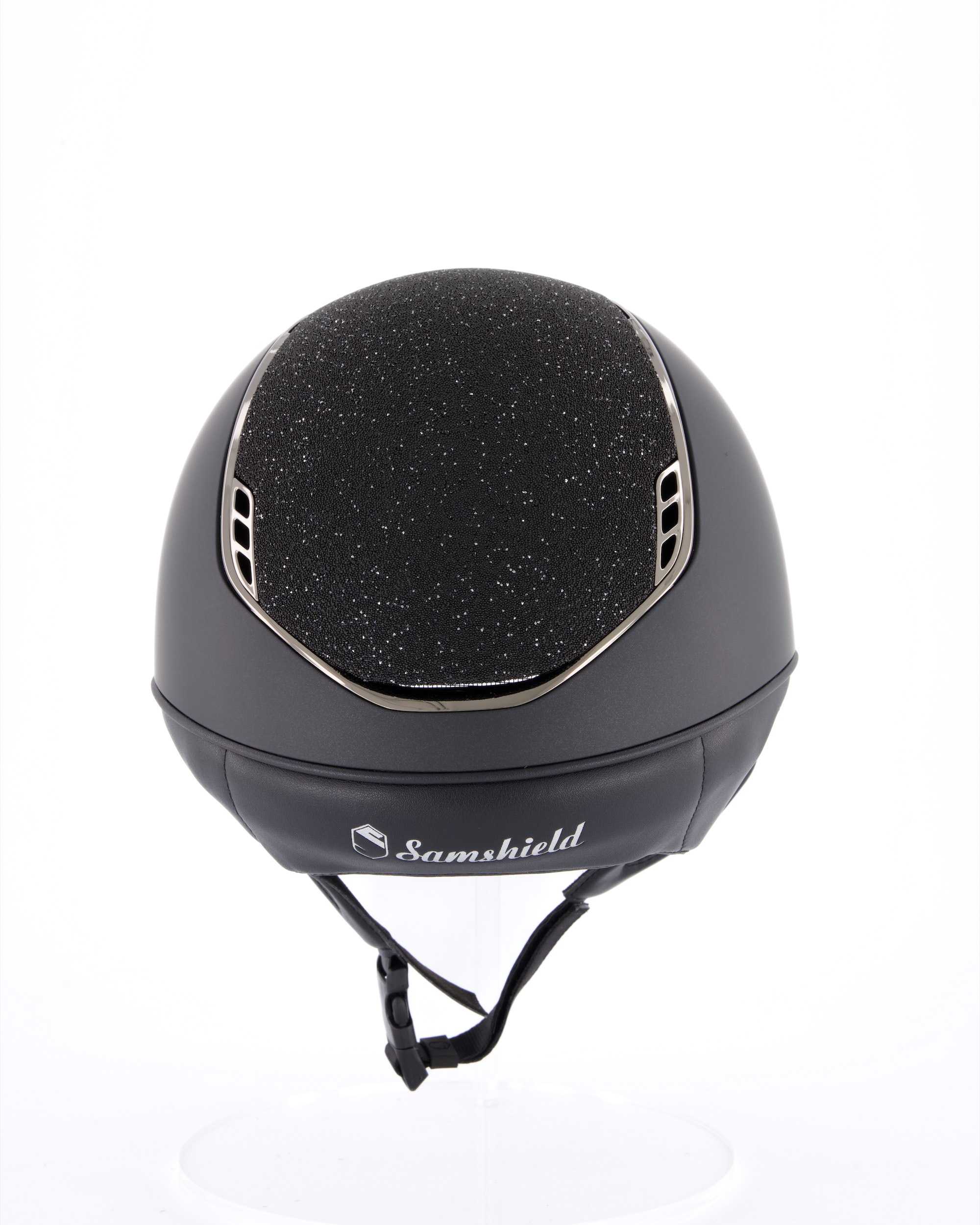 Reithelm 2.0 Shadowmatt Top Crystal Fabric Black, Black Chrome in schwarz