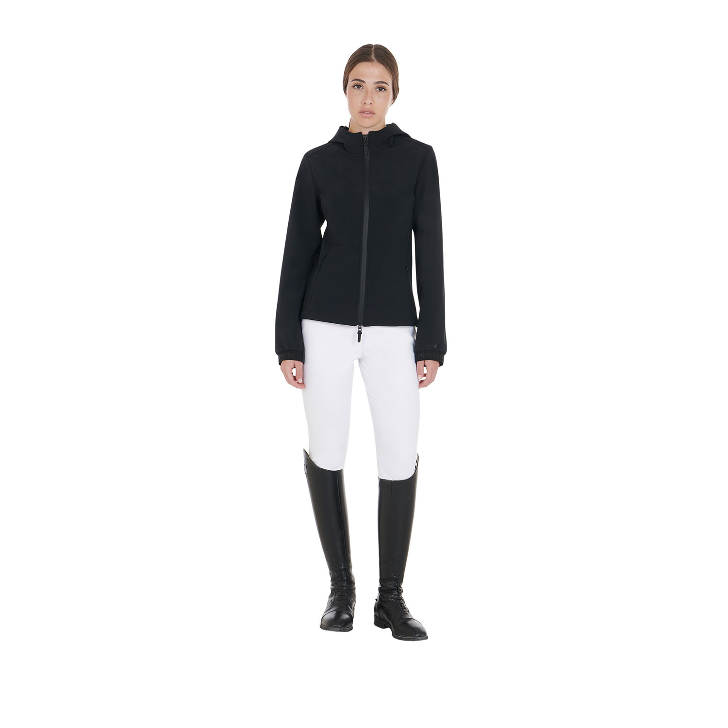 Taillierte Softshell-Jacke mit verdeckten Taschen