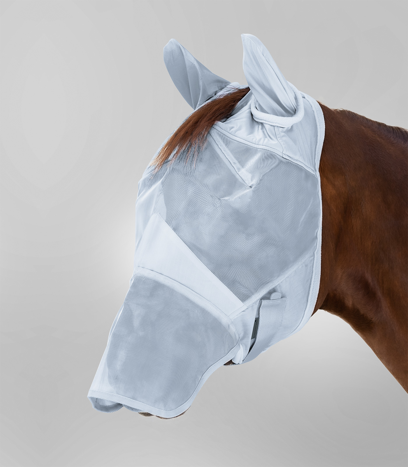 Fliegenmaske mit Ohren-u.Nasenschutz