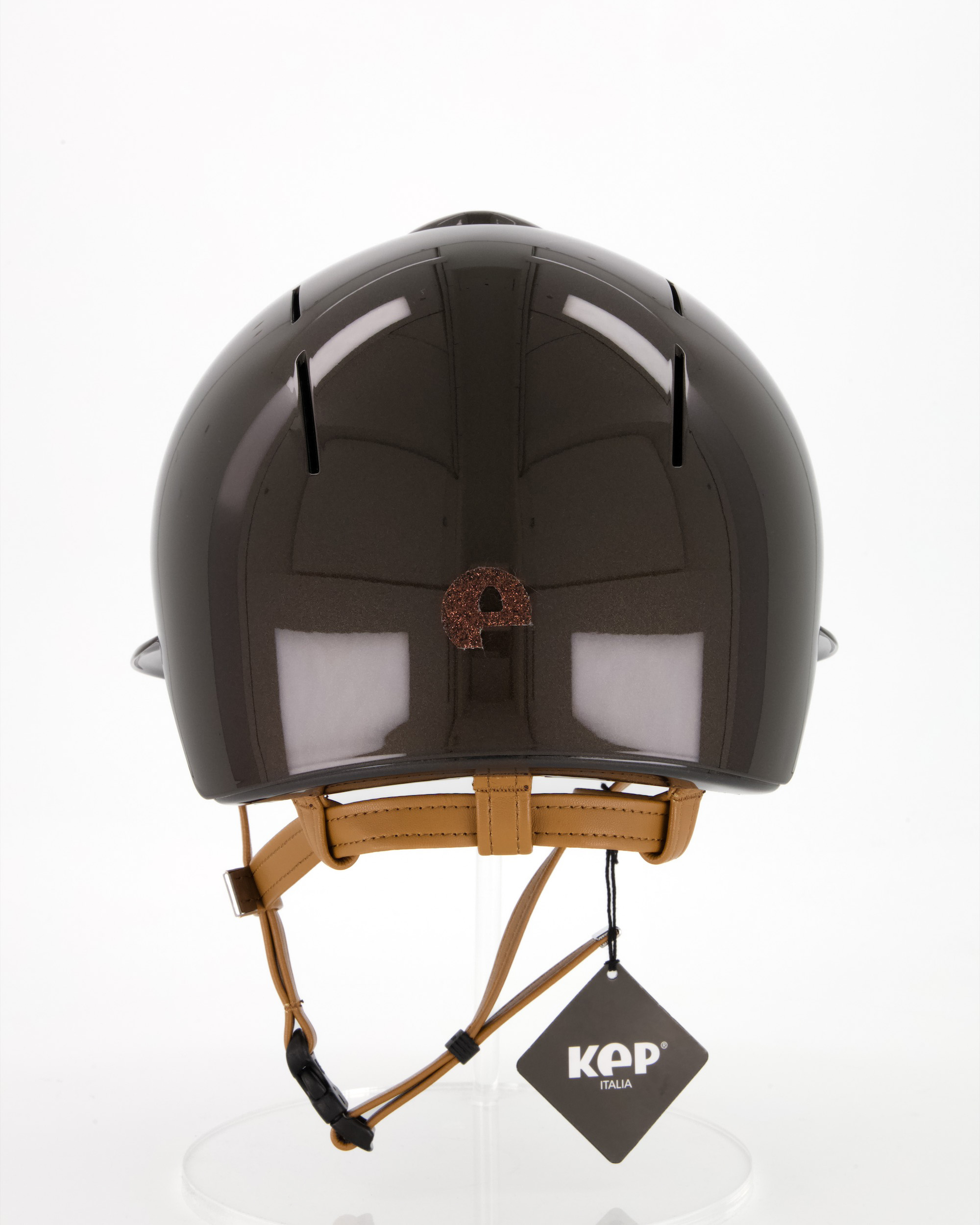 Reithelm Smart Nova Polish Polo Star mit beigen Kinnriemen