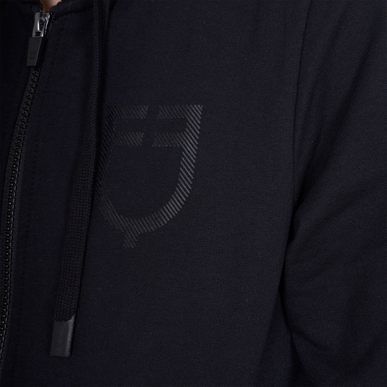 Sweatshirt für Damen mit verstellbarer Kapuze und Reißverschluss