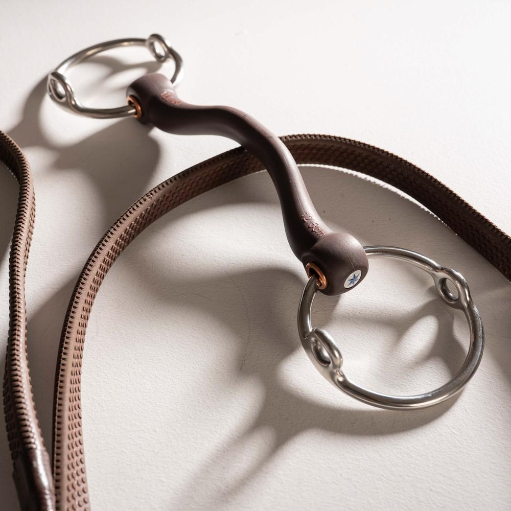 Flex mors simple avec anneaux libres en mors à relever avec