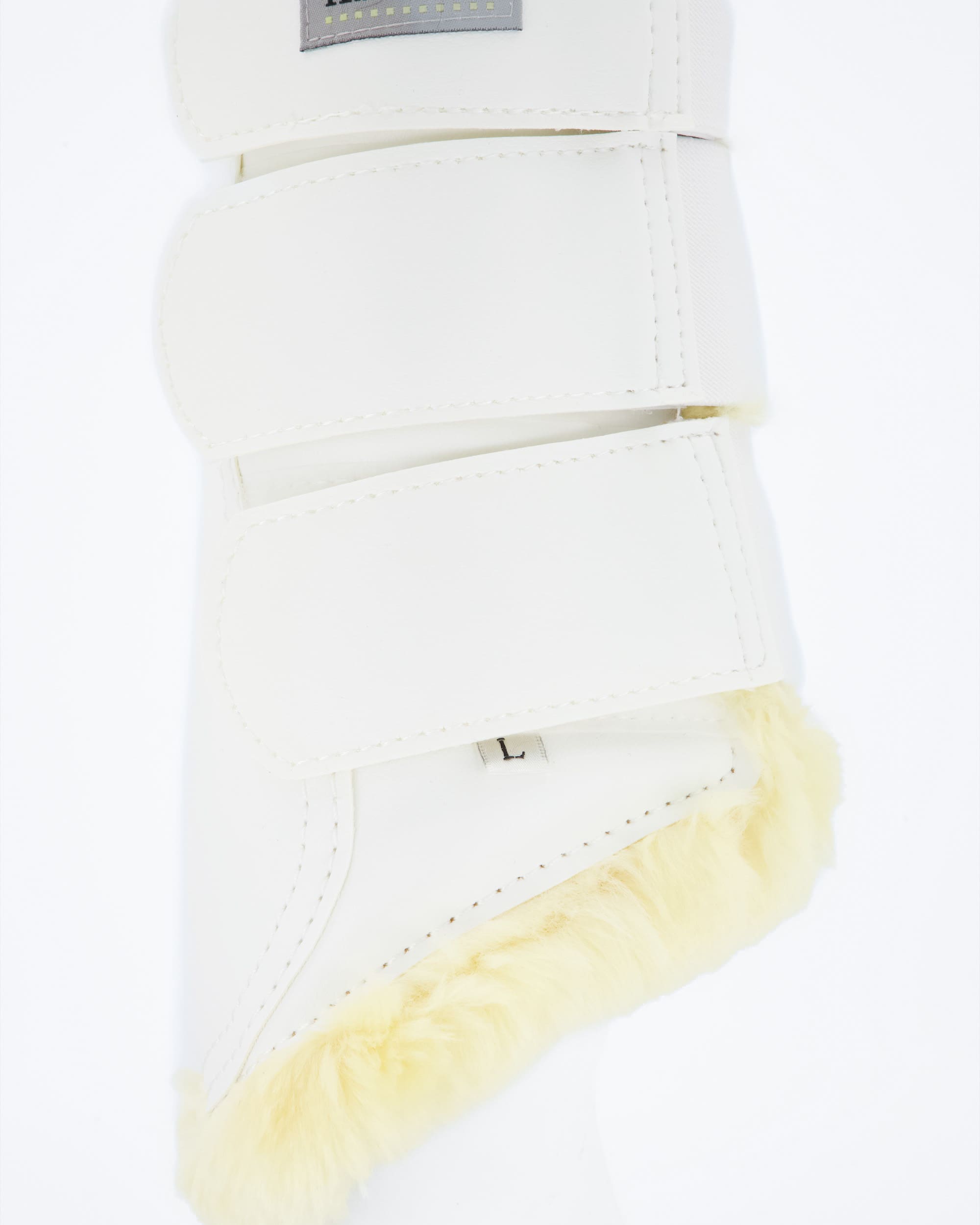 Imitation leather gaiters "Show" - imitation fur