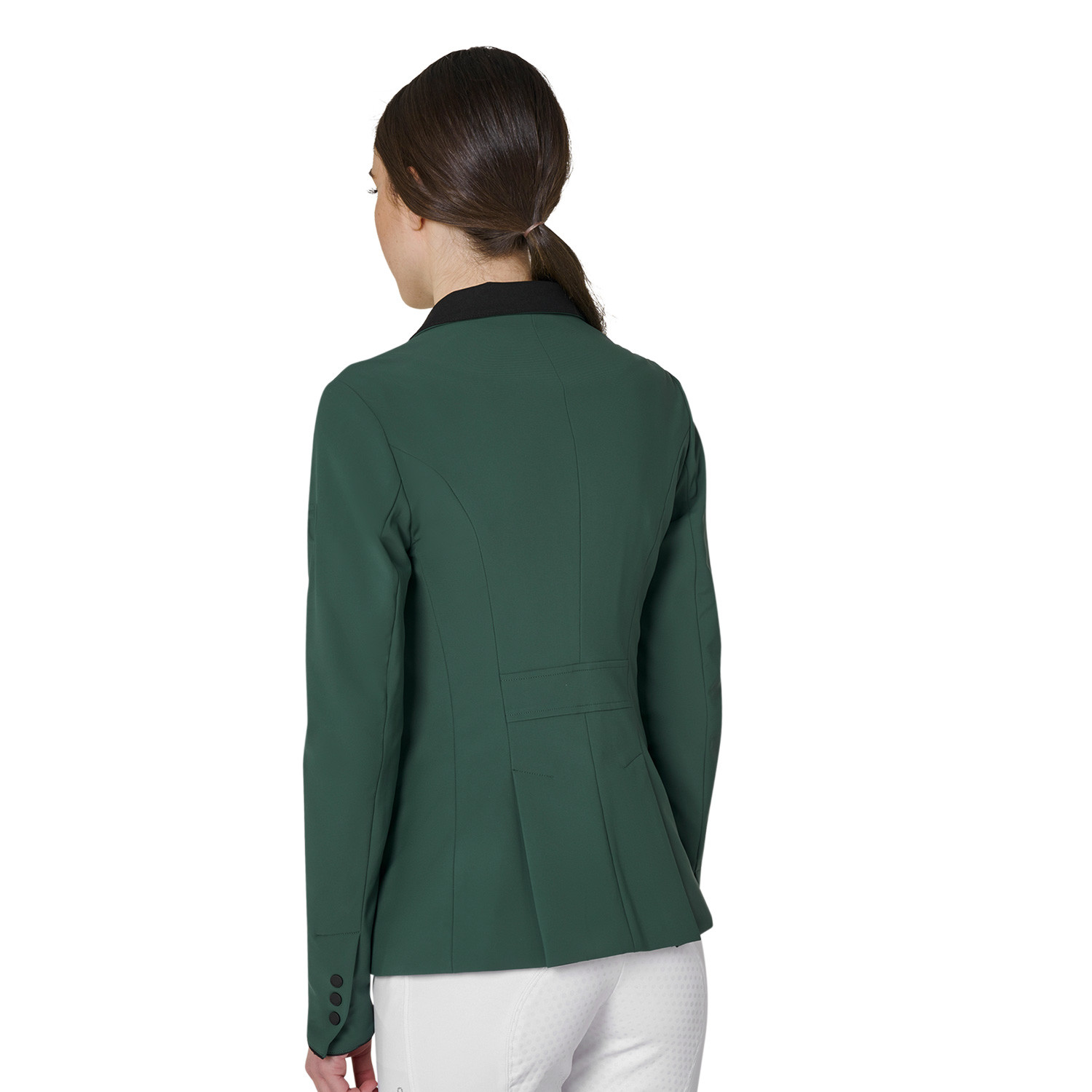Damen-Turnierjacket mit Reißverschluss und Knöpfen