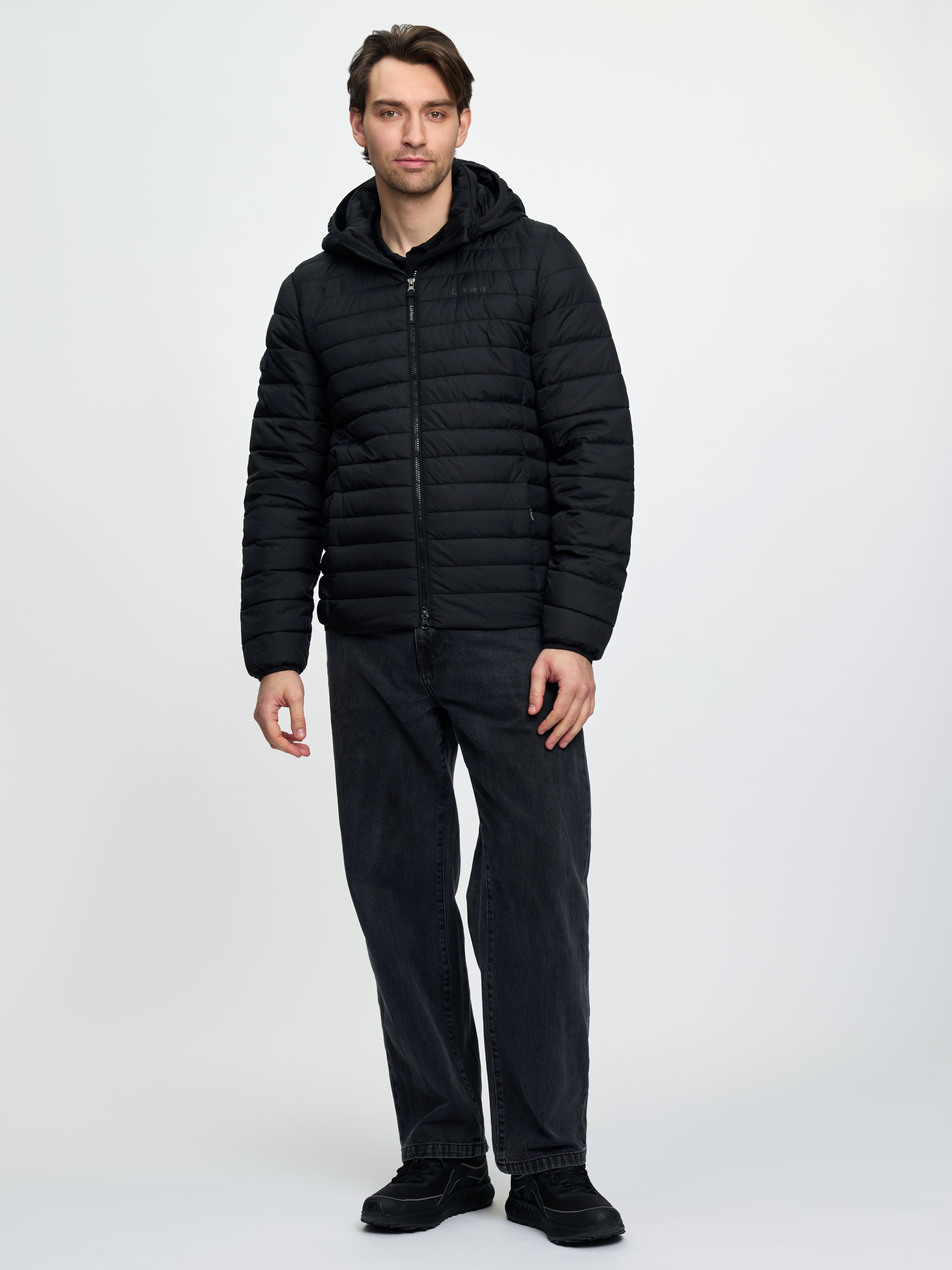 Herren Steppjacke mit Kapuze