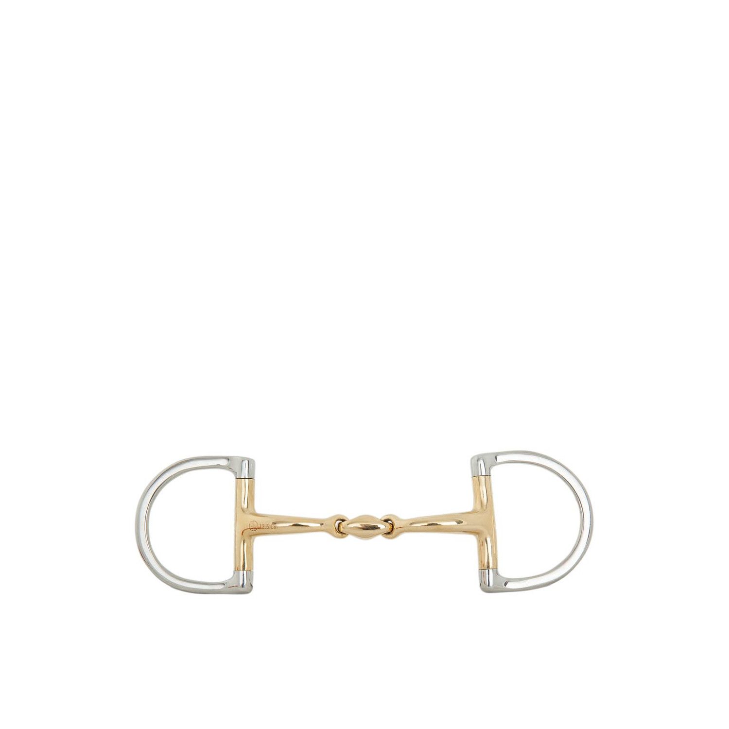 D-Ring-Trense doppelt gebrochen Soft Contact 14 mm Ø 65 x 50 mm